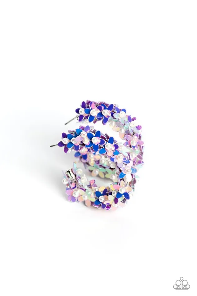 Paparazzi Earring Fairy Fantasia Purple Paparazzi Jewelry Earrings