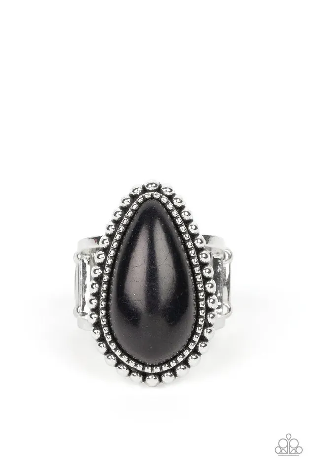 Paparazzi Ring Urban Elements Black Paparazzi Jewelry Rings