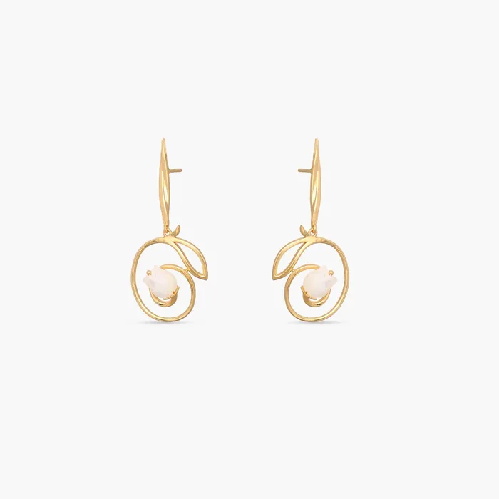 Tulip Enchante Silver Drop Earrings SILVER Earrings